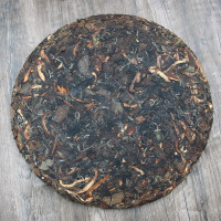 Fuding white tea 2015 old birthday eyebrow tangerine peel six catties big white tea cake gift display tea 3000g