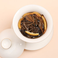 Fuding white tea 2015 old birthday eyebrow tangerine peel six catties big white tea cake gift display tea 3000g