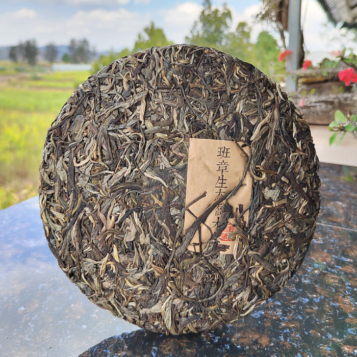 Zhonghongyin 2022 Old Banzhang Arbor Pu'er Raw Tea Cake Menghai Big Tree Pu'er Tea