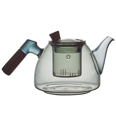 New thick borosilicate glass teapot